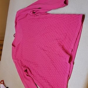 Talbots Pink crewneck sweater XL